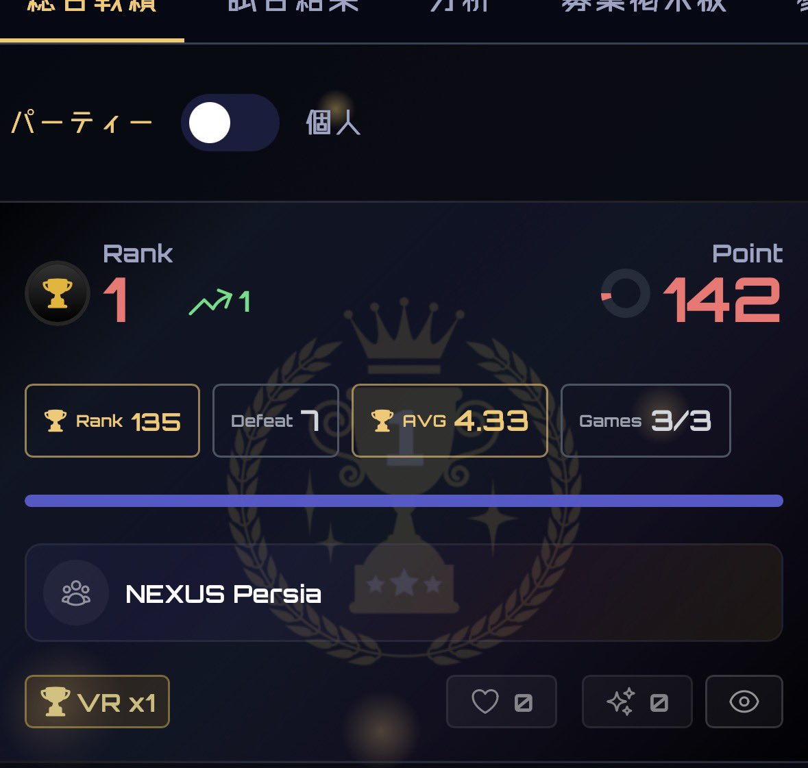 【NEXUS】ぺるしあ tweet media
