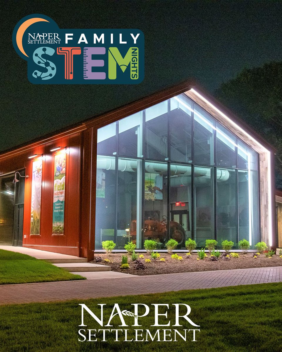 VisitNaperville's tweet photo. What keeps everyone from floating away? Gravity! Join the fun at Family STEM Night hosted by Naper Settlement.

This engaging evening of discovery also honors the legacy of Sally L. Pentecost and her years of service to the Naperville Heritage Society.

https://t.co/Vlrz5N0Bn5 https://t.co/06lwaYqVOv