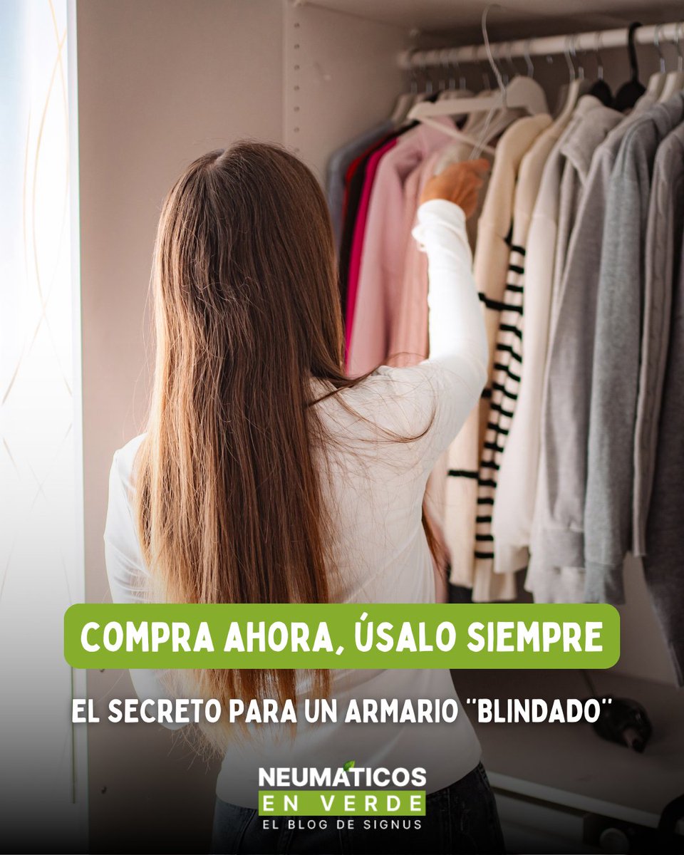 signusecovalor's tweet photo. ¿Y si apuestas por prendas que no pasan de moda? 👚👏
Creamos la guía para un armario cápsula duradero y responsable. Te lo contamos en el #blogSIGNUS 👉 https://t.co/vjVTelsbrJ https://t.co/BVNMd7sUW4