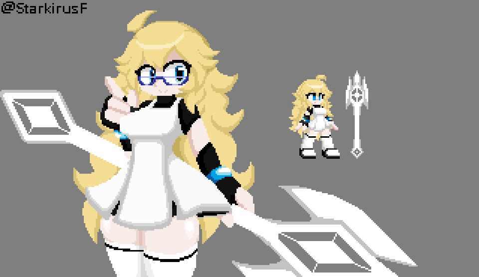StarkirusF's tweet photo. @ModS4961 pues aqui a la izquierda le dejo a mi oc Astem para esto 

 y a la de la derecha le dejo a esta tremenda vieja del arknights endfield por si mi oc de la izquierda no le llama tanto la atencion https://t.co/fsHf6ea3Sq