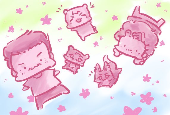 cherry blossom 🌸 🐓🐺🐹🧸🐺🌸