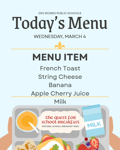 Des Moines Public Schools Food & Nutrition tweet media