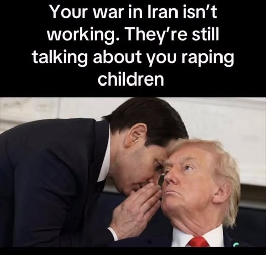 JesusChryslerII's tweet photo. #EpsteinTrumpCoverUp https://t.co/qJZWg0Q7Eb