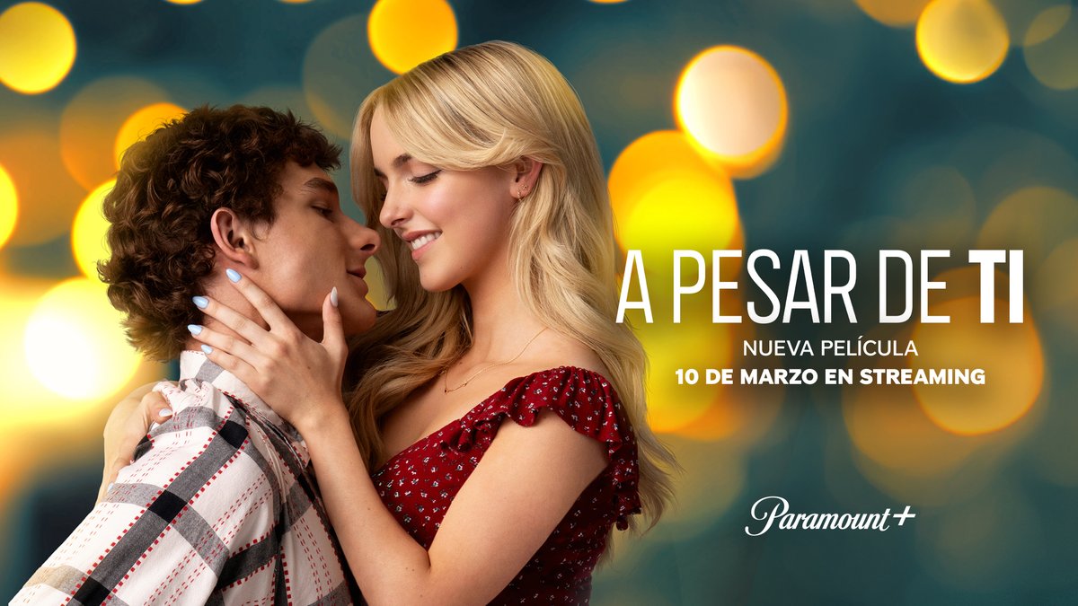 paramountplusar's tweet photo. A pesar de los giros inesperados de la vida, del tiempo, de la distancia y de los amores imposibles… A pesar de todo siempre hay una segunda oportunidad para ser feliz🥰
Descubrí la peli A pesar de ti, que estrena el 10 de marzo en #ParamountPlus 💘💘
#RegrettingYou #Apesardeti #peliculasparaver
