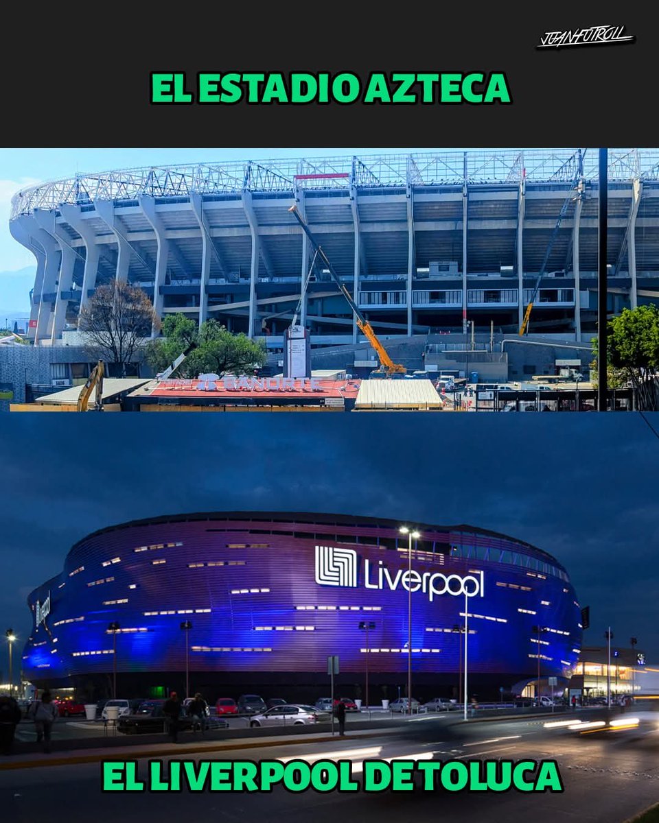 CHERNANDEZ7's tweet photo. ¿Y COMO VA EL ESTADIO AZTECA? https://t.co/eS9v6KZEyI