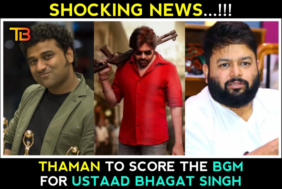 TBO_Updates's tweet image. #UBS #DSP #Thaman #PawanKalyan