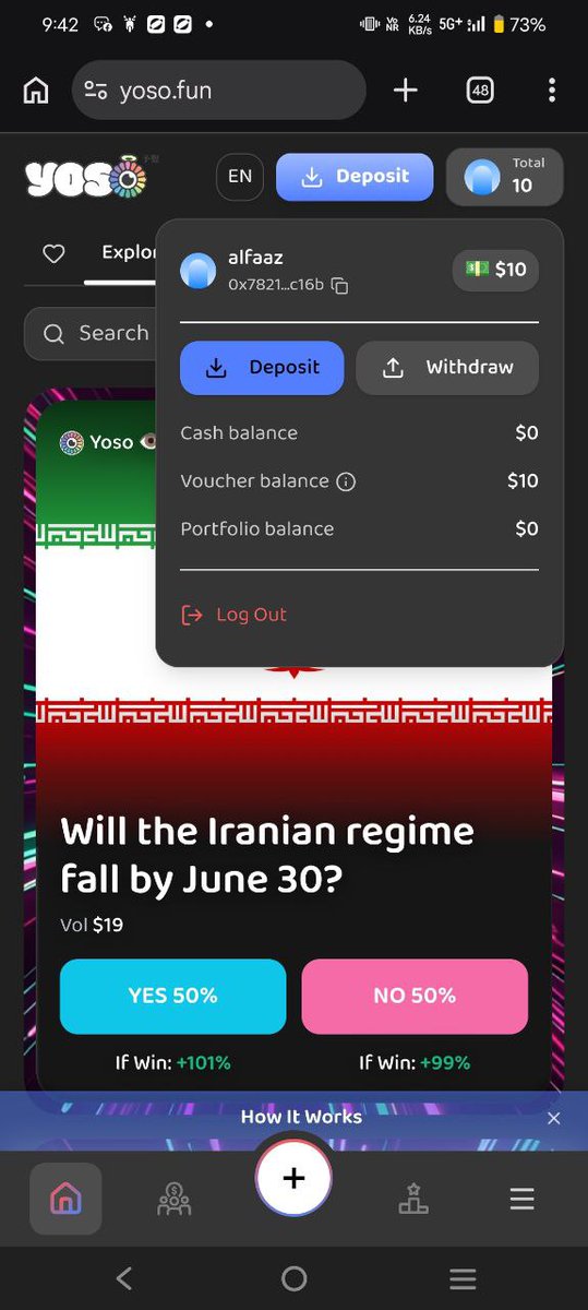 🎉YOSO #GIVEAWAY 🎉

✅ We are giving away 8 YOSO codes to our community!

🎉 8 Lucky Winners will each receive a code worth $10

🥇 Prize $50 total

⚔️ To Enter
1️⃣ Follow <a href="/yososocial/">Yoso 👁️ - Social Prediction</a> &amp; <a href="/Raza78055834/">smoked🪬</a>
2️⃣ Like &amp; RT tag
4️⃣ Tag 3 friends

⏰ Giveaway ends in 24 Hours

#YOSO #Giveaway