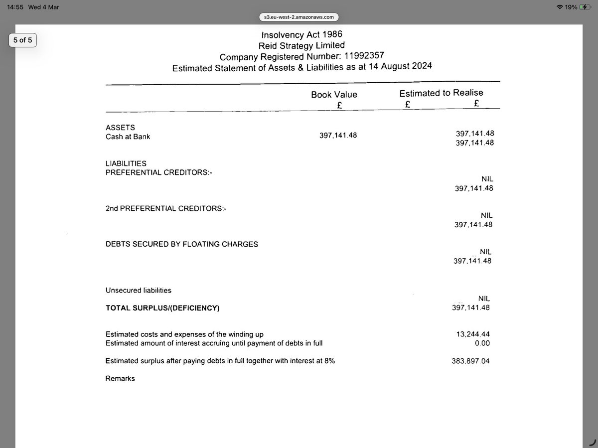 <a href="/WingsScotland/">Wings Over Scotland</a> if Joani Reid is not part of her husband’s business (per her declarations today) perhaps she should explain how she dissolved her own company with £384k cash-in-hand gained over two years?