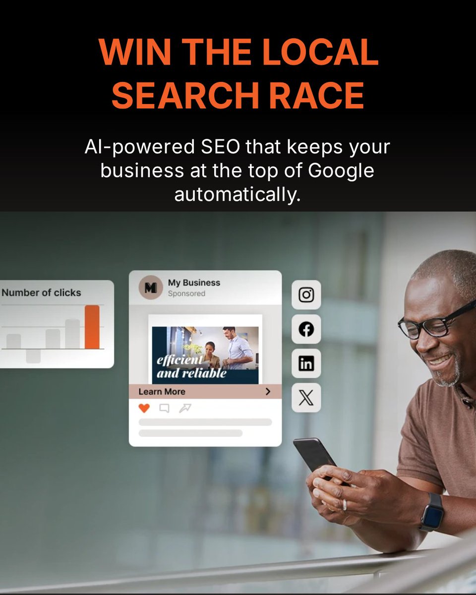 webwareai's tweet photo. The best business doesn’t always win.

The most visible one does.

If your company isn’t showing up on Google, your competitors are taking your customers.

AI-powered SEO is changing local search.

Win the race. https://t.co/zvJqTC2xvM
