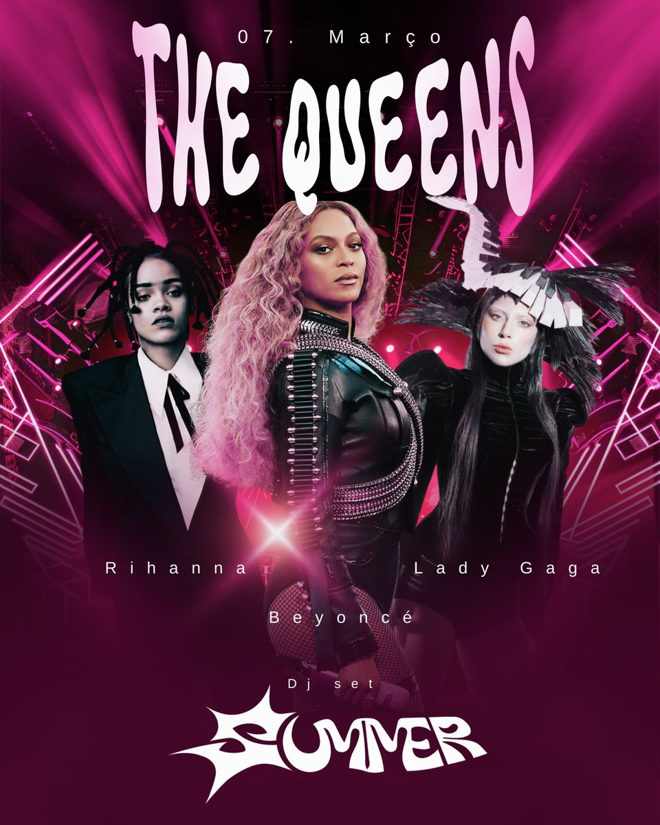 Esquinabar1's tweet photo. Elas têm demanda!

Sábado tem The Queens de volta com um especial daqueles.
Vai ter trindade, sim! DJ @summer_djofc assume o comando e solta todos os hits de Beyoncé, Rihanna e Lady Gaga, é hino atrás de hino! https://t.co/AfeSmU5cpq
