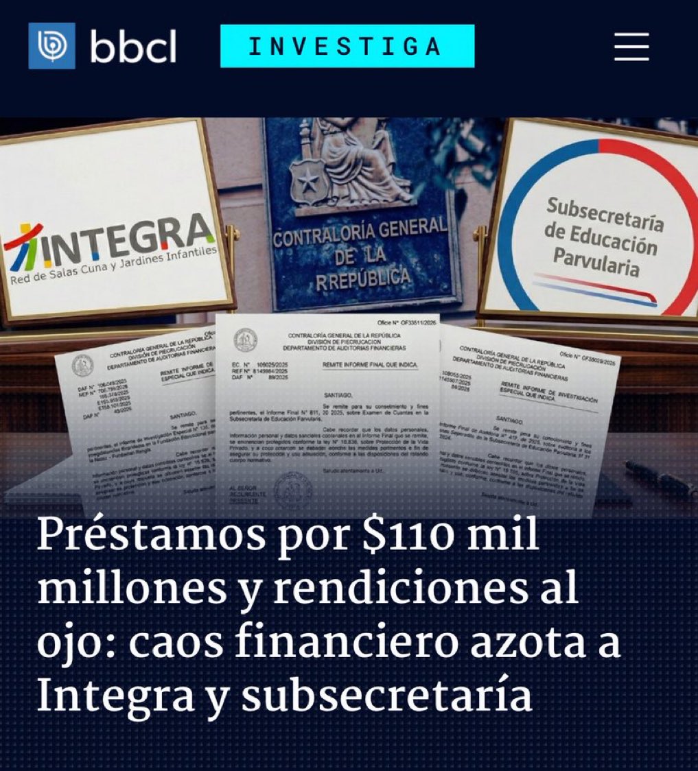 Y Boric decía dejamos todo en orden 😂