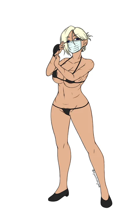 一旦、試しの乳調整(→)どっちが良いっすかね?(フォロワーに聞いてくスタイル)