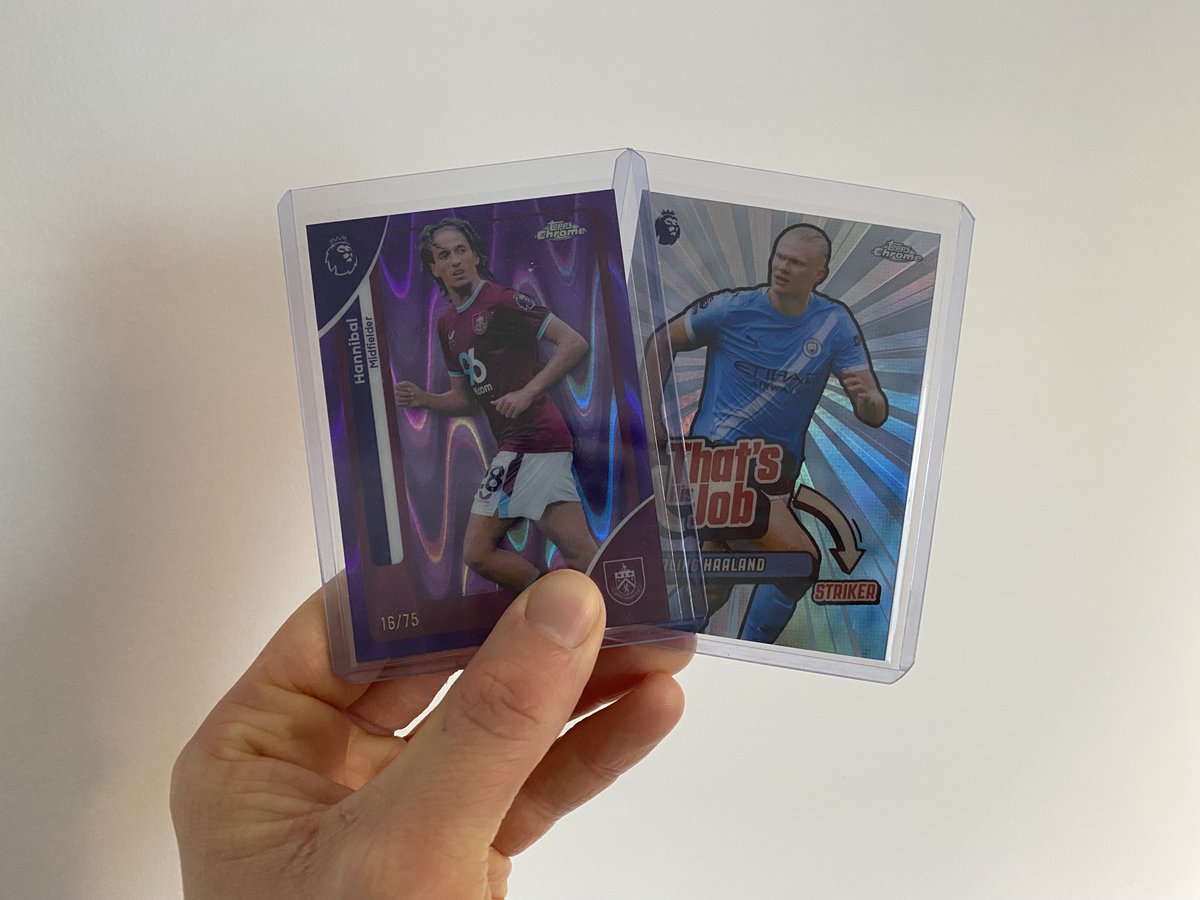 FootballStuffTV's tweet photo. My 2 main hits from a Blaster Box of Topps Premier League Chrome 2026 ⚽ https://t.co/DHHAapFeaK