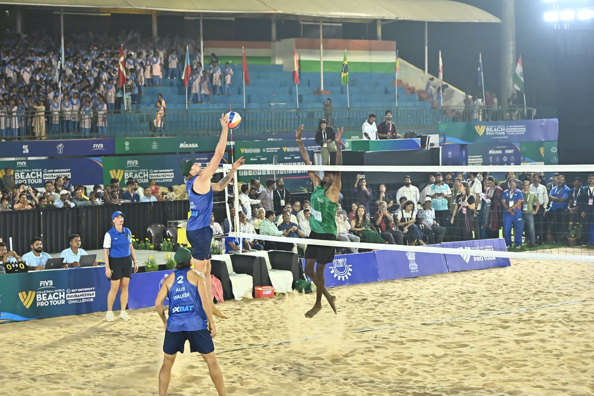 achyuta_samanta's tweet photo. Today we inaugurated the FIVB Volleyball World Beach Pro Tour Challenge 2026 at KIIT University. It is a proud moment for all of us as, for the first time in India, a university campus is hosting an international Beach Volleyball tournament of this scale.

The championship has brought together 83 teams from 52 countries, with more than 300 players and officials participating. Seeing athletes from across the world gather in Bhubaneswar for this event fills us with happiness and responsibility.

I am grateful to Hon’ble Minister for Law, Works and Excise, Shri Prithiviraj Harichandan, for inaugurating the championship, and to the Fédération Internationale de Volleyball (FIVB) and all international delegates for their support and presence.

Sports have the power to bring people together beyond borders. My best wishes to all the athletes as the matches begin at the Dutee Chand Athletics Stadium over the next few days.