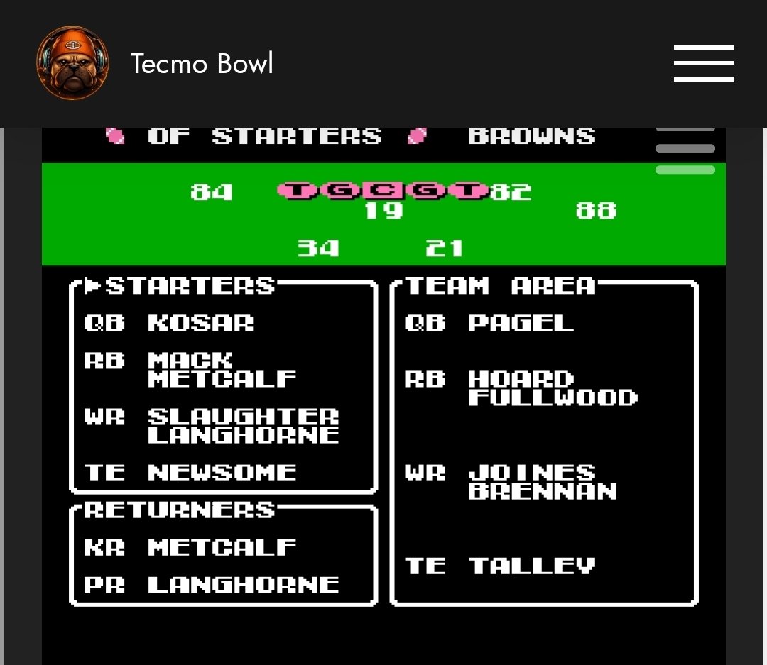 Tecmo Bowl is King 👑 tweet media