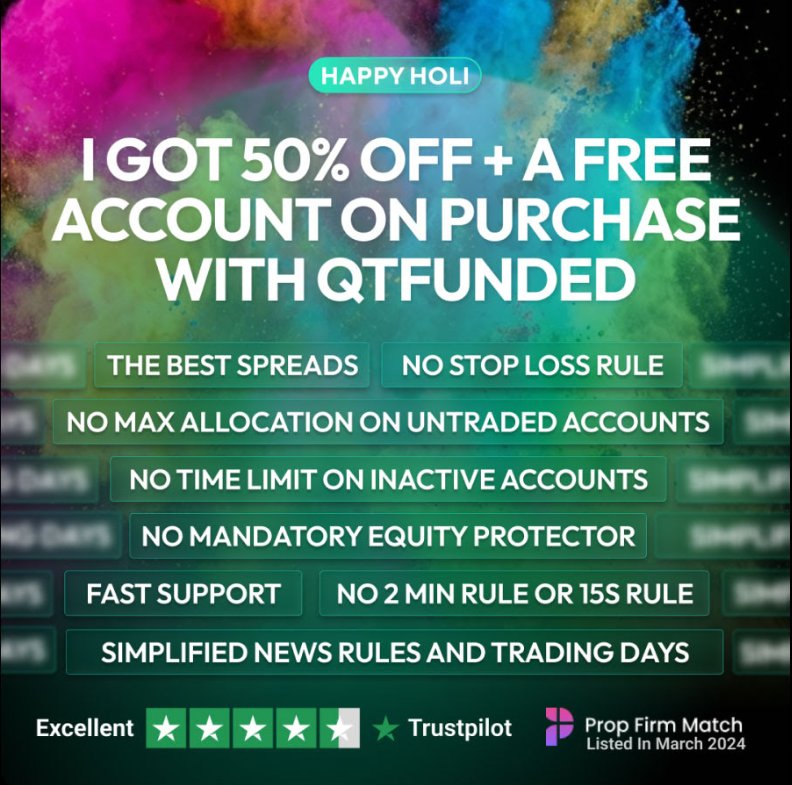 🪄
#QTFunded #HappyHoli <a href="/QtFunded/">QT FUNDED</a>