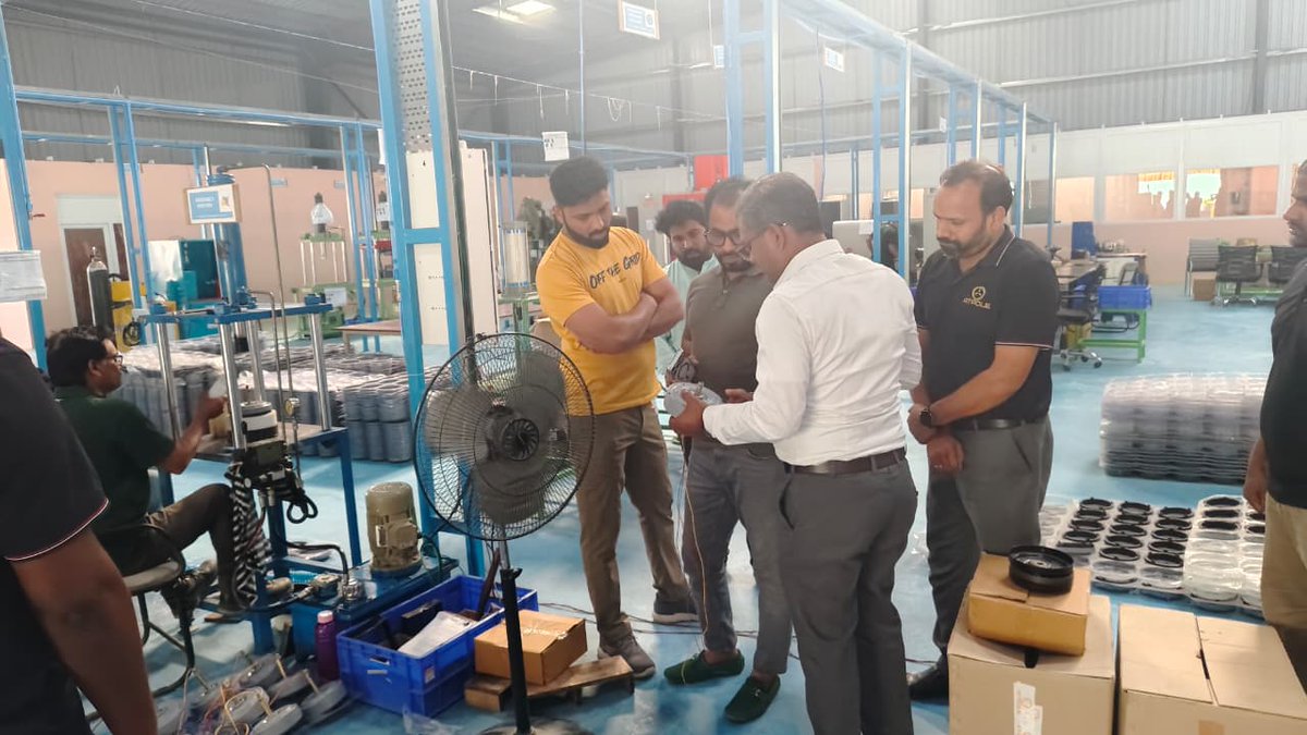 bondadaRR's tweet photo. Today, I visited the ATPOLE manufacturing facility and interacted with the engineering team building advanced brushless motor technology.
Inspiring to see innovation and precision engineering come alive on the factory floor.
#Manufacturing #Engineering #Innovation #ATPOLE https://t.co/K5f1fvDOyy