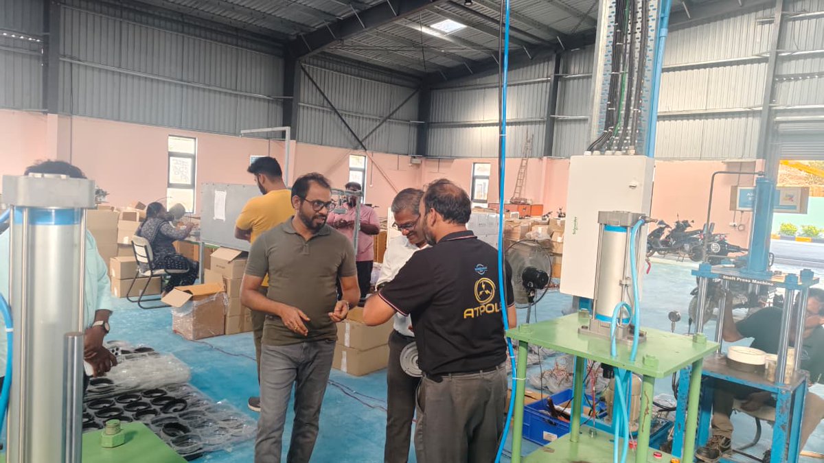bondadaRR's tweet photo. Today, I visited the ATPOLE manufacturing facility and interacted with the engineering team building advanced brushless motor technology.
Inspiring to see innovation and precision engineering come alive on the factory floor.
#Manufacturing #Engineering #Innovation #ATPOLE https://t.co/K5f1fvDOyy