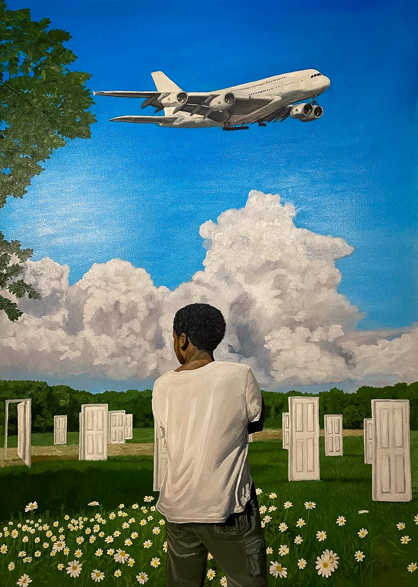 “THE PARADOX OF CHOICE” 2025
Acrylic painting on canvas 100 x 140 cm