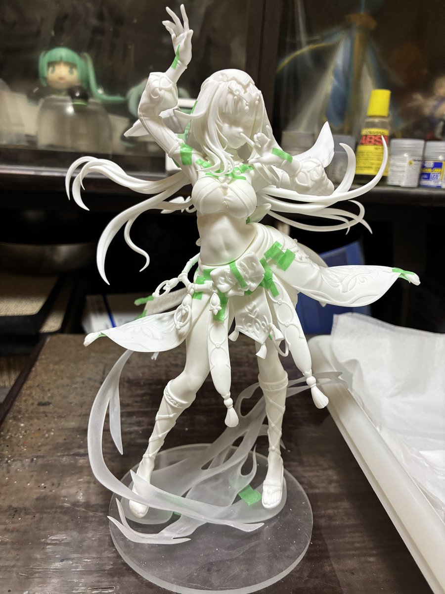 おさげ付きました！！超かっけー♪♪ あとはツノとか頭部の