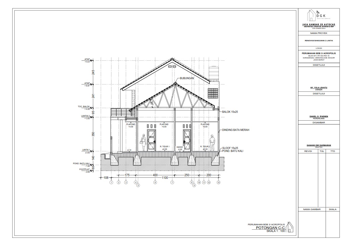 ganangdwi577676's tweet image. Cluster BDB/3 Acropolis

Drafting by @dongambarkerja
Terimakasih atas order nya 😁🤘
----------
Jasa gambar 2D AutoCAD | Freelance AutoCAD Draftsman
#autocad #freelance #drafter #architecture #tekniksipil