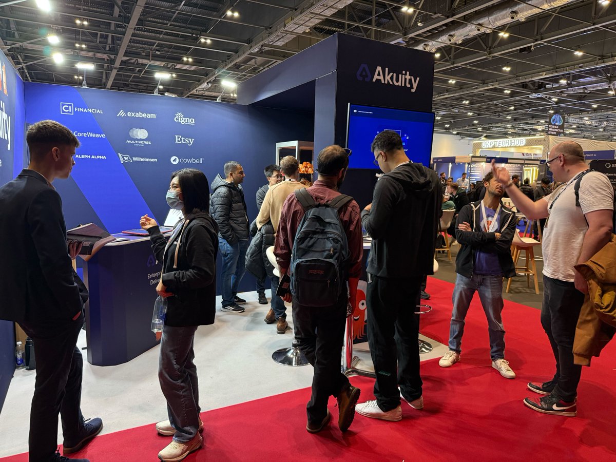 akuityio's tweet photo. Weโre live at DevOps Live Tech Show London! ๐ฌ๐ง
Swing by Booth F235 to see GitOps running at scale with real demos across multi-cluster and multi-environment setups. ๐
#DevOpsLive #GitOps #PlatformEngineering https://t.co/WAOE4rMn88