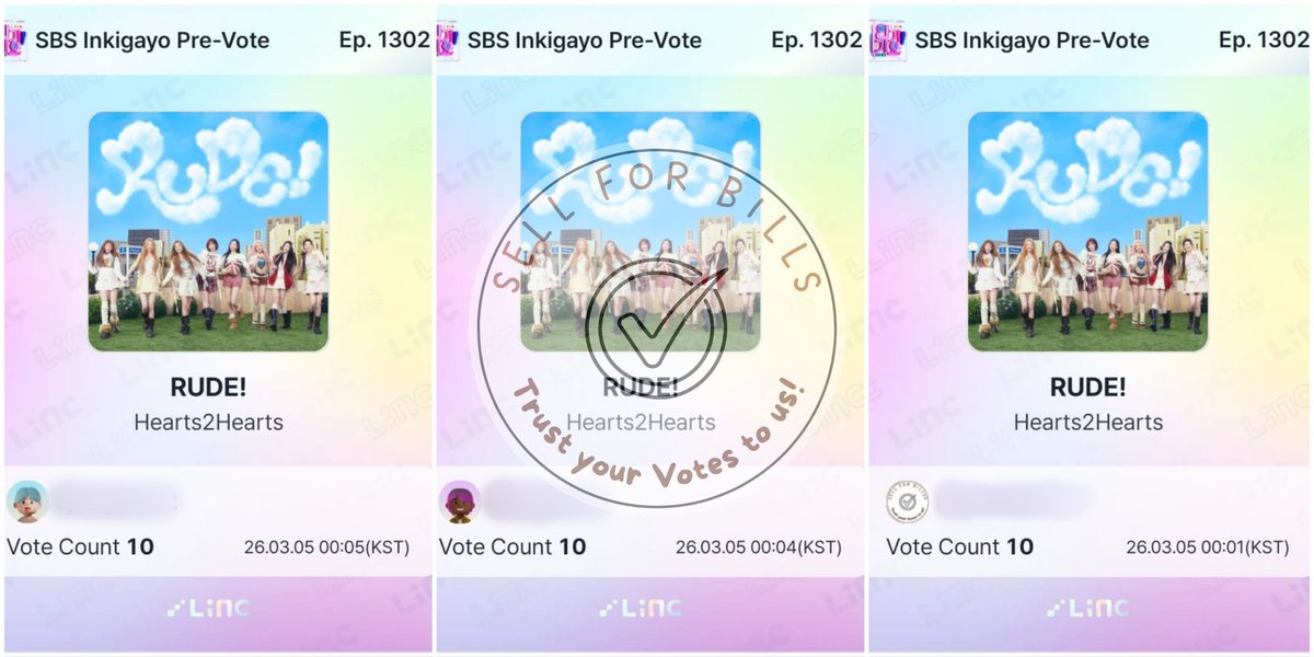 🍀 CONGRATULATIONS #Hearts2Hearts

✅ 900 fps

— FOR SALE —
🩷 1200 fanpoints = 16k IDR 💸
#sellforbillssGA