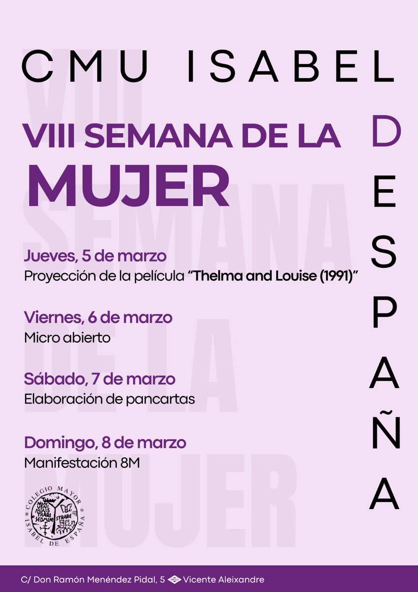 CMU Isabel de España tweet media