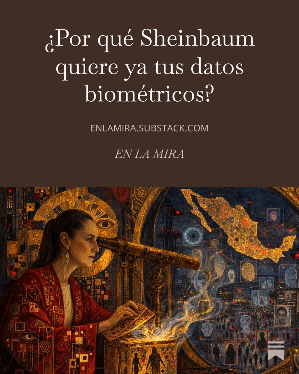 ConstantinusMX's tweet photo. A Sheinbaum le urgen tus datos biométricos.

Para presionarte a entregarlos, ordenó que la cédula profesional deje de ser identificación oficial.

¿Por qué le urge tanto apoderarse de una información personal tan delicada?

Nueva columna en En la mira:

https://t.co/91FgFzr7hk https://t.co/GFyNkhWeIb