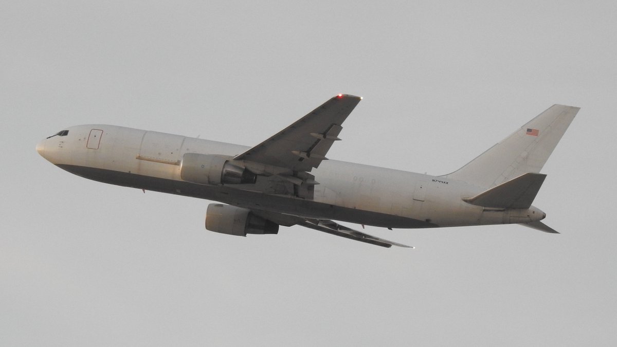 veryboeing's tweet image. ABX Air #B767 -232(BDSF) #N744AX KLAX (started life at Delta N109DL)