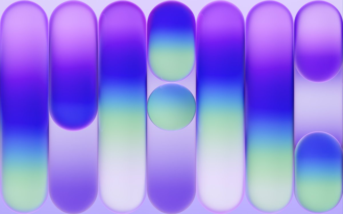 The new wallpaper spells "MAC"