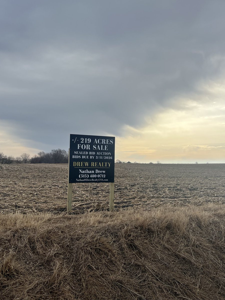 drewrealtyusa's tweet photo. One week out!  BIDS DUE ON SIX SEALED-BID AUCTIONS by 1 PM next Wednesday, 3/11/2026. Over 1,000 acres of the LeMar Koethe Trust portfolio!  #Land #RealEstate #LandDevelopment #NewConstruction https://t.co/1u1BlZW9xU