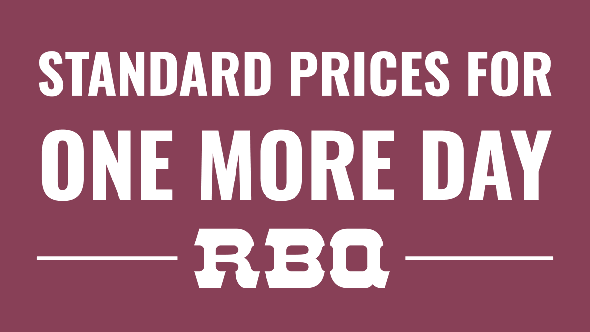 We’re extending Medium pricing for 24 hours.

It now ends March 5th at 12:00pm CT.

If you meant to grab your RBQ Conf ticket before pricing moves up, this is your window.

rbqconf.com