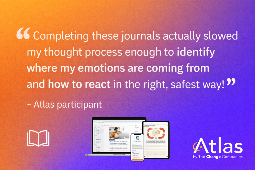 Real-world impact in action. An Atlas participant shared how digital journals helped them pause, reflect, and make a healthier decision in a challenging moment.
📘 Learn more: changecompanies.net/atlas
Book a demo: hubs.la/Q0452f0n0

#BehavioralHealth #DigitalHealth #Atlas