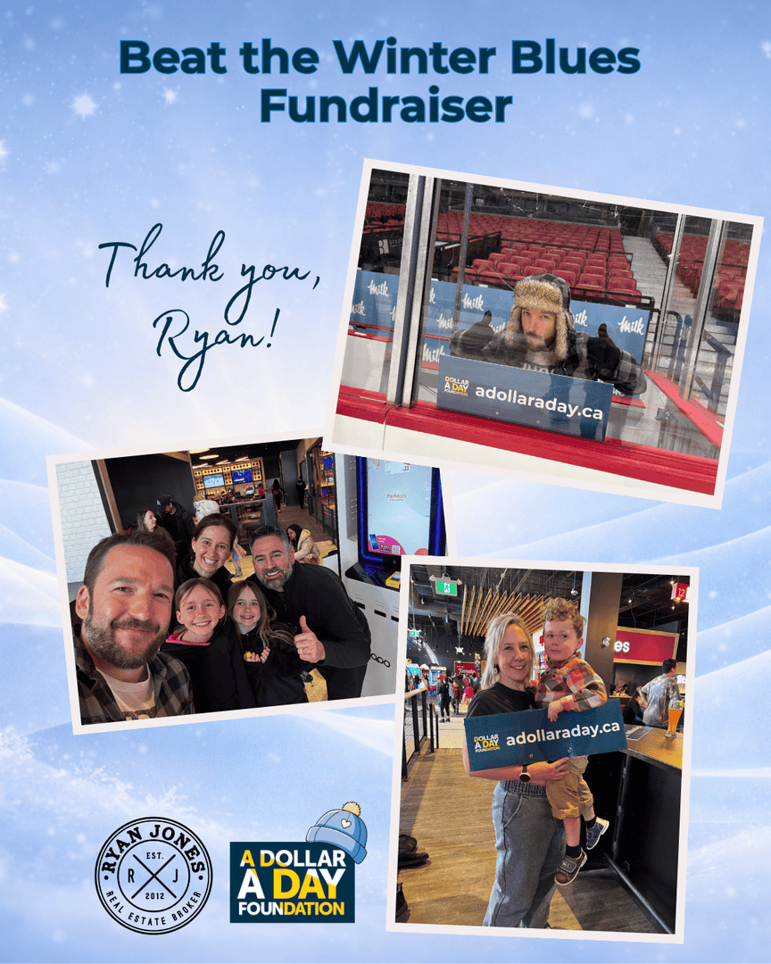 adollaradayfdn's tweet photo. 🎉 Shoutout to longtime donor Ryan Jones! 🎉 

In February, Ryan hosted his Beat the Winter Blues fundraiser for A Dollar A Day, bringing community together in support of mental health and addictions programs.

Thank you, Ryan, for turning winter fun into meaningful support! https://t.co/EbsbXS8dGz