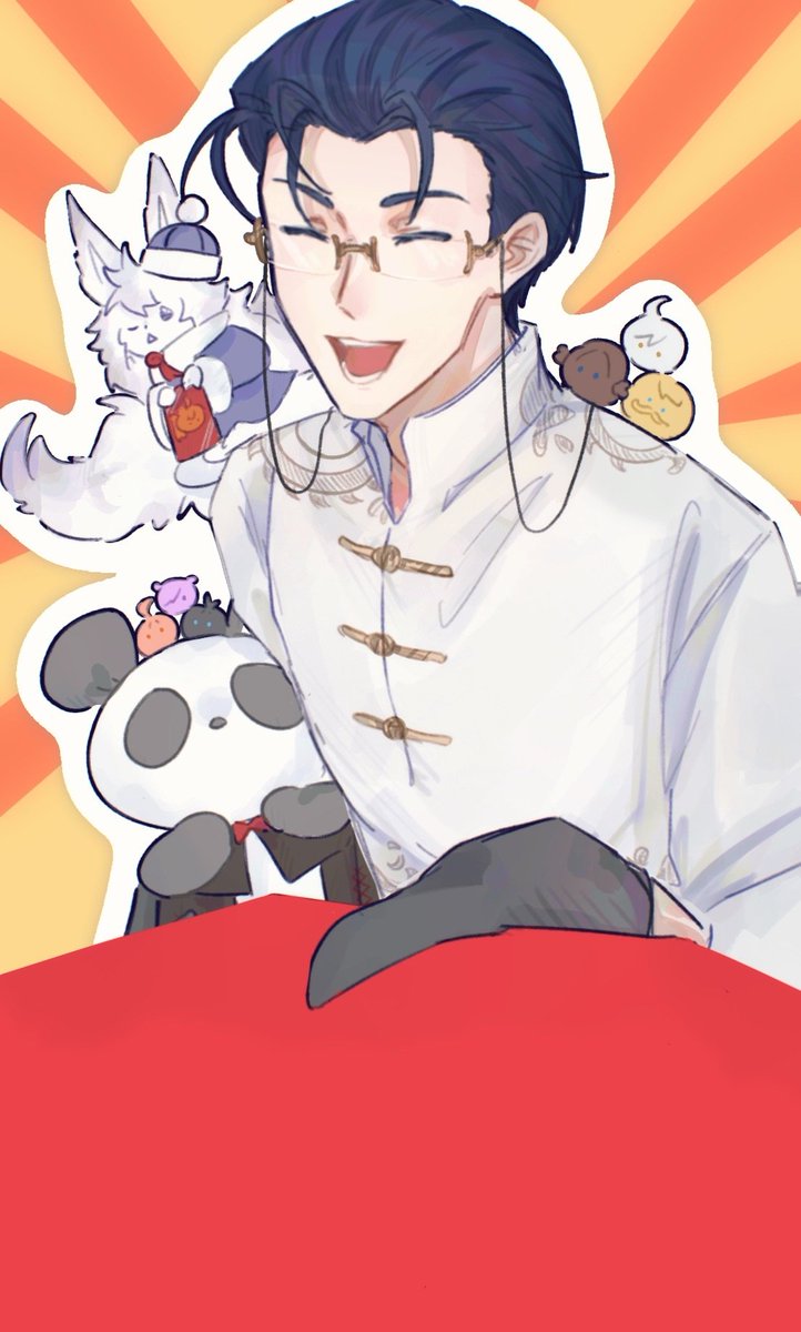 AgainDonut's tweet photo. 用了影法師2019畫的造型畫紅包 https://t.co/zHHqOEep0X