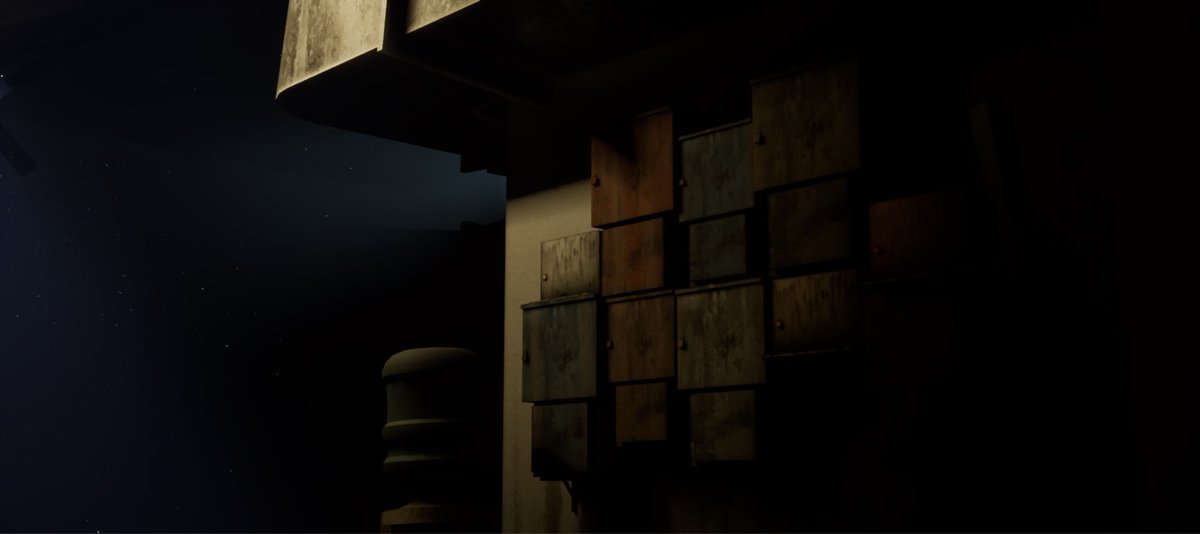 massommi's tweet photo. I did it!! 

#gamedev #gameart #3d #3dart #UnrealEngine #environment #horror https://t.co/MiuX3A5Ycz