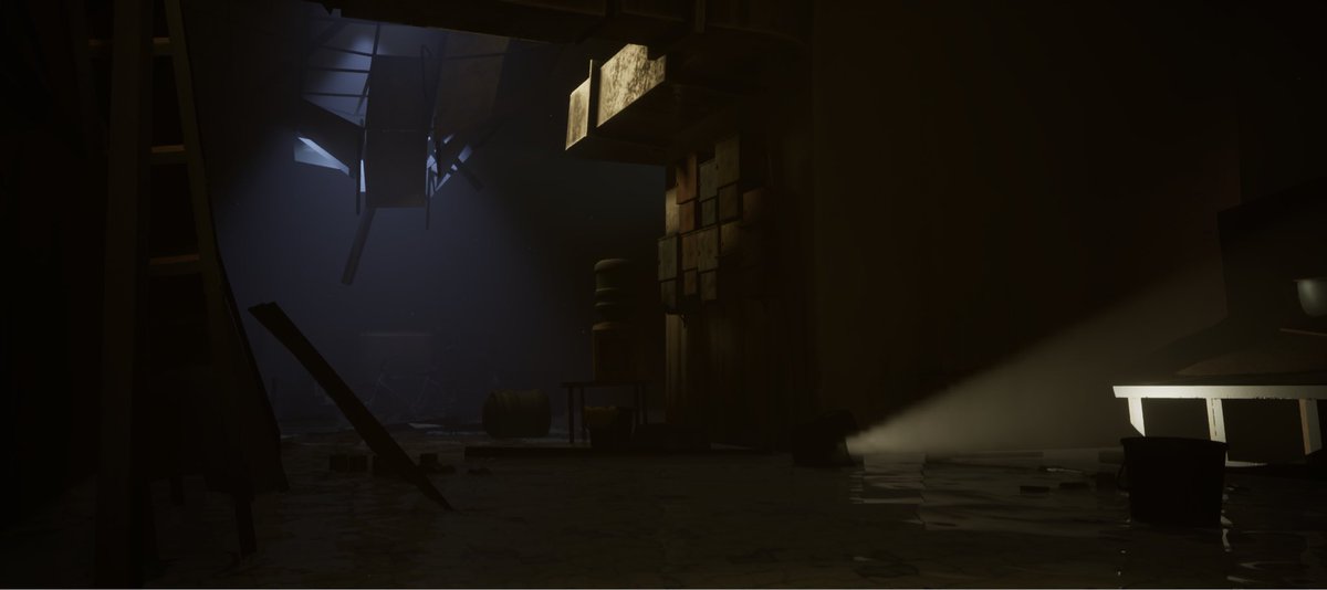 massommi's tweet photo. I did it!! 

#gamedev #gameart #3d #3dart #UnrealEngine #environment #horror https://t.co/MiuX3A5Ycz