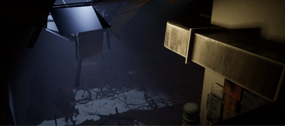 massommi's tweet photo. I did it!! 

#gamedev #gameart #3d #3dart #UnrealEngine #environment #horror https://t.co/MiuX3A5Ycz