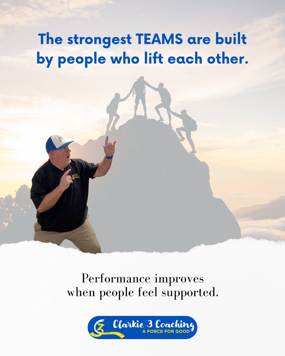Yes! Yes! Yes! 💙💛

You never know how much your words matter. Be the teammate who fuels belief.

#positiveenergy #culture #Teamwork #positivevibes
