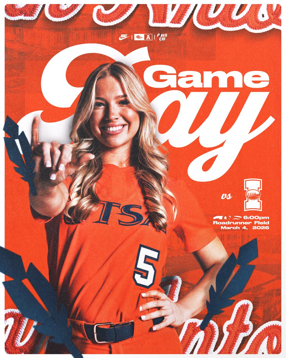 Taking on the Islanders! 

🆚: TAMUCC
⌚: 6:00 p.m.
📍: San Antonio
🏟: Roadrunner Field
🎟️: goUTSA.com/sbtickets
📺: goUTSA.com/sblive
📈: goUTSA.com/sbstats

#BirdsUp 🤙 | #LetsGo210 | #PluckEm 🪶