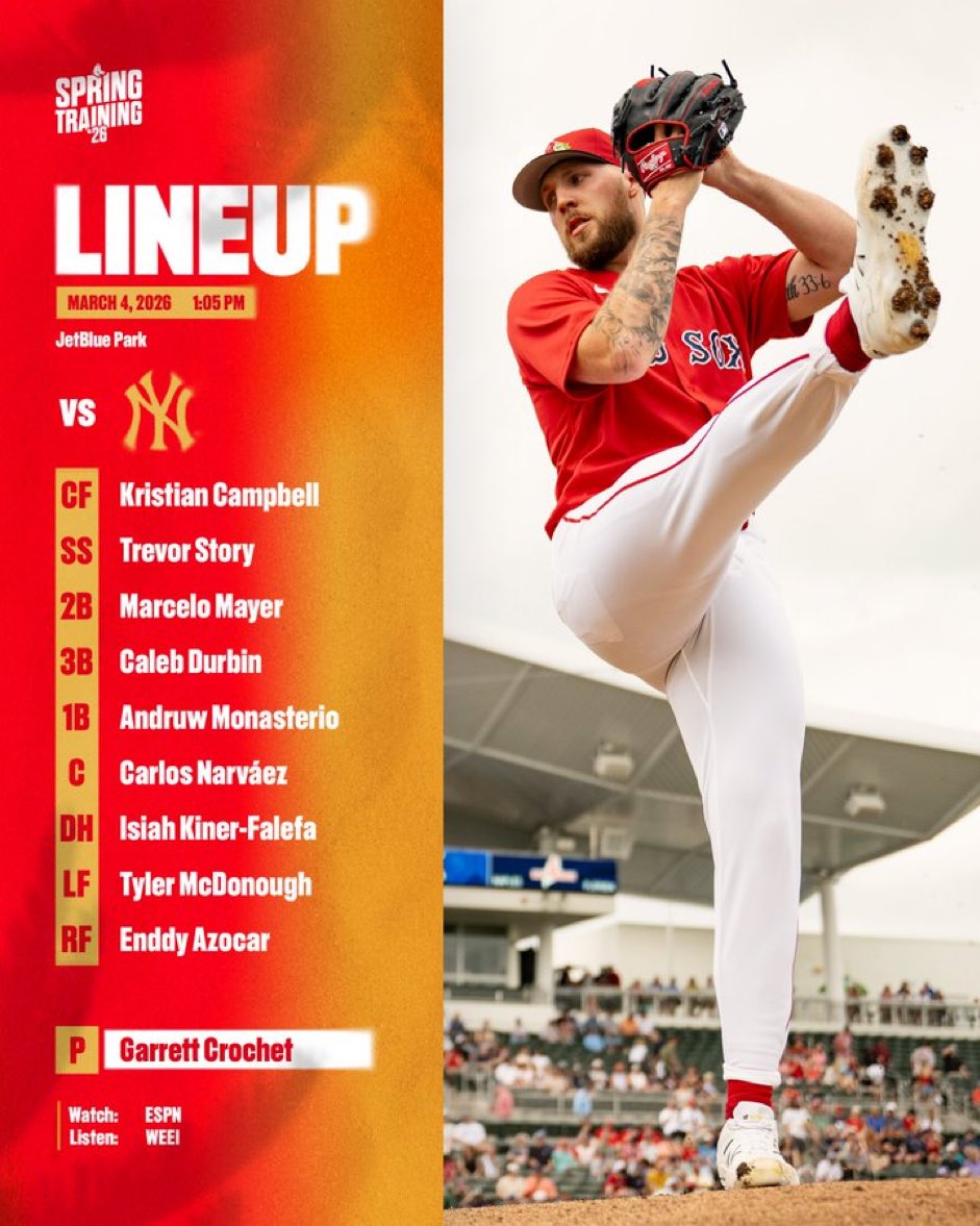 Lineup del miércoles ☀️🌴: