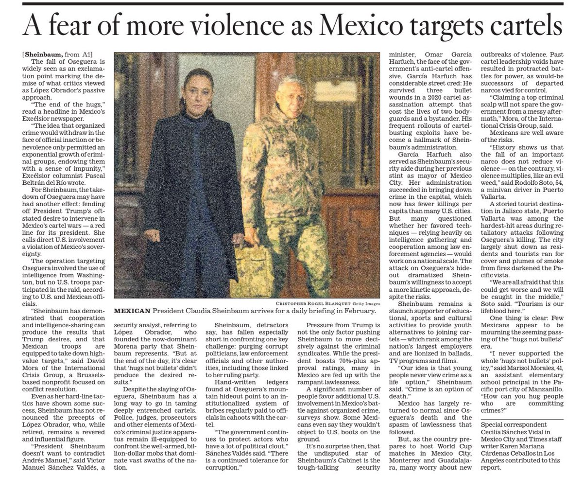 Gracias al diario <a href="/latimes/">Los Angeles Times</a> por citar una de mis columnas en su nota de portada de hoy