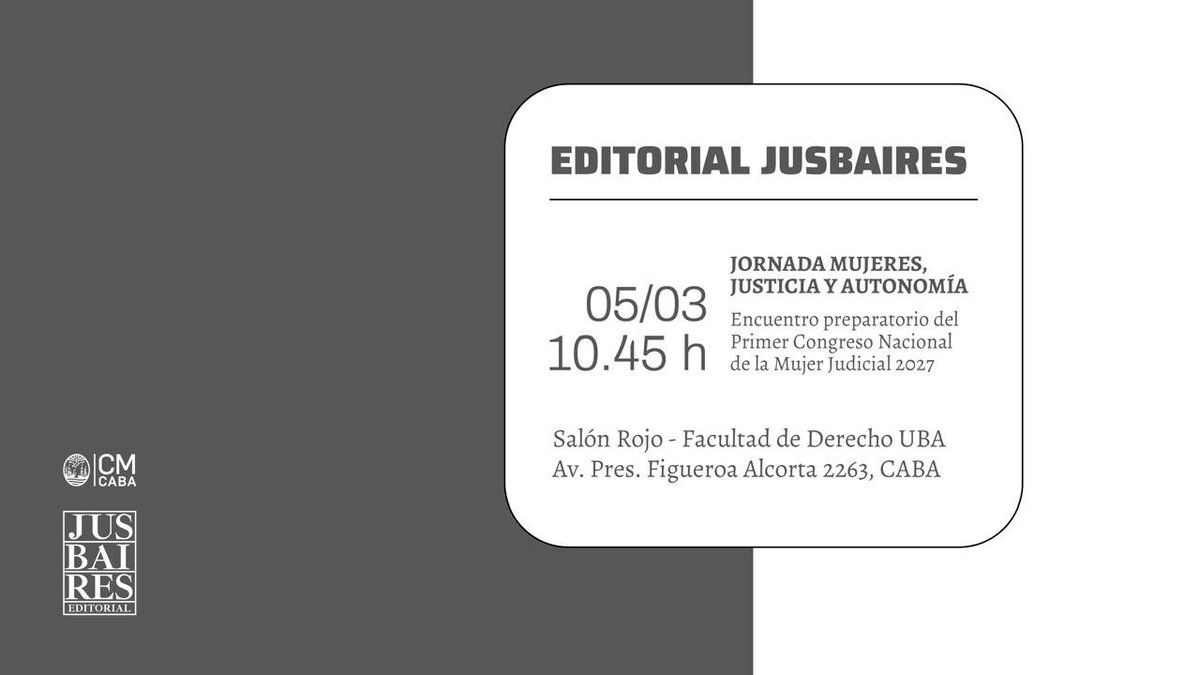 Editorial Jusbaires tweet media