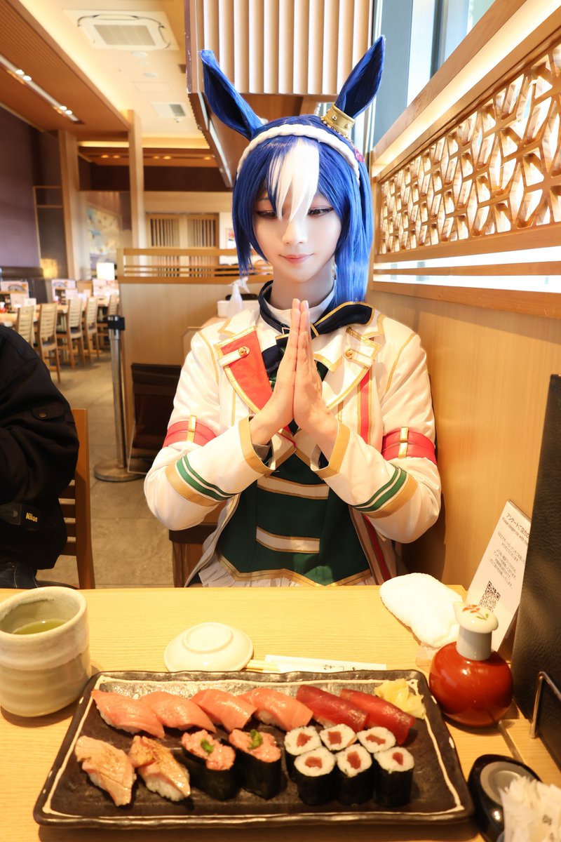 Cosplay 
ウマ娘　シーザリオ

*◇*◆*◇*◆*◇*◆*◇*◆*◇*◆* ◇*
　　　お寿司いただきます！
*◇*◆*◇*◆*◇*◆*◇*◆*◇*◆* ◇*

📸<a href="/kotte_ddua/">まごめじろ</a> さん 
umamusume Cesario 
#アコスタ羽田 
#umamusume
