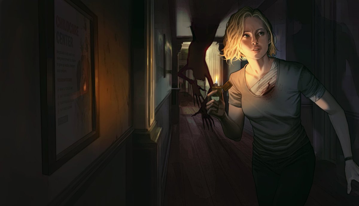 JSwayArt's tweet photo. Requiem for the Dead … #RE9 
Solo version of my Grace illustration https://t.co/nf7BEBKFDm