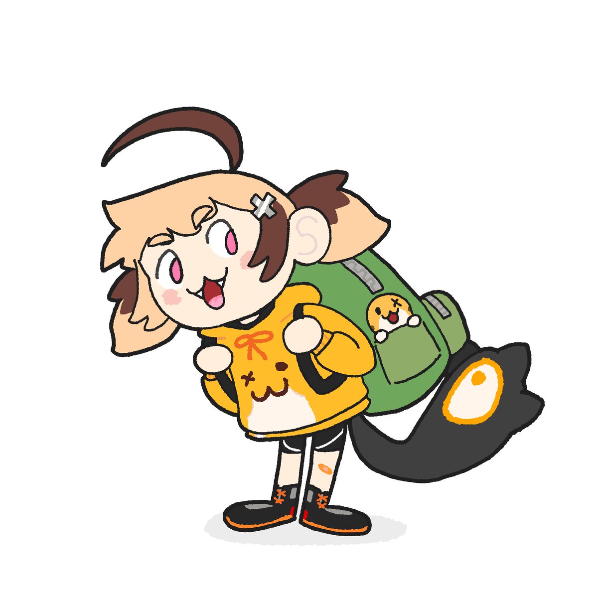 Gigi and her iconic overweight backpack of winter necessities 🎒
#rkggk #LFGIGI