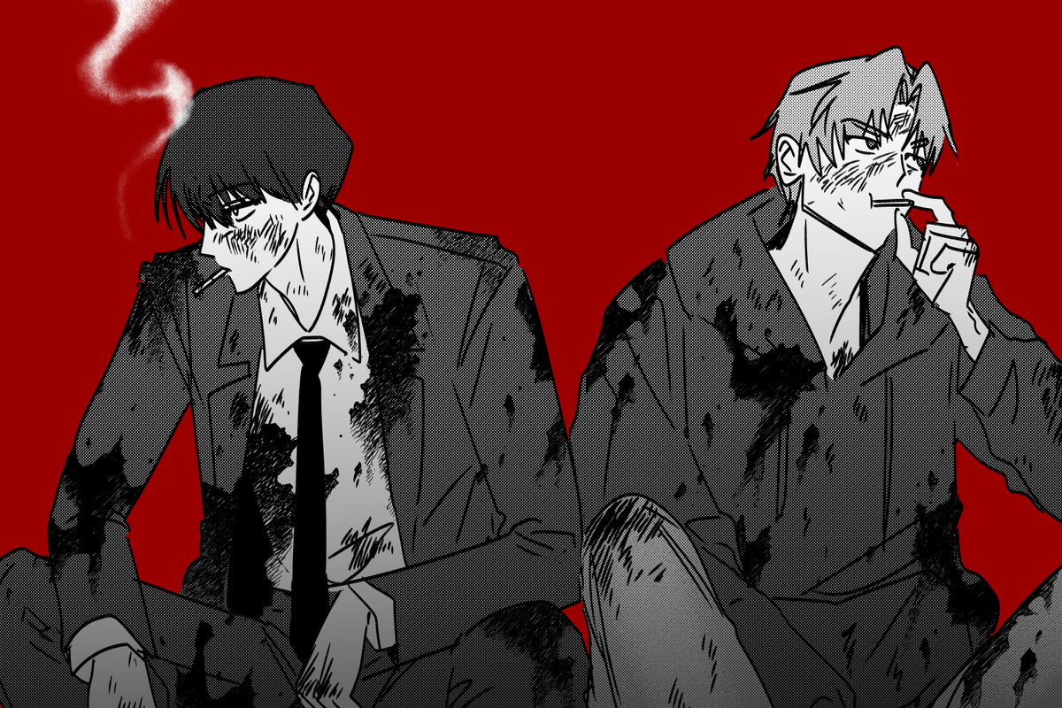Alphaphetamine's tweet photo. 쌍방개노식 그냥 기분 나빠지기만 #OC https://t.co/peAZXpbL3x