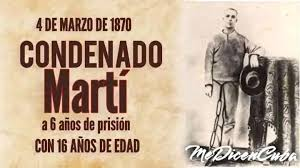 El joven Martí es condenado a 6 años de prisión por un Consejo de guerra español  con sólo 16 de edad , es enviado a realizar trabajo forzado a las  Canteras de San Lázaro donde se encuentra hoy la Fragua Martiana. #Cuba #CubaViveEnSuHistoria #PinardelRío