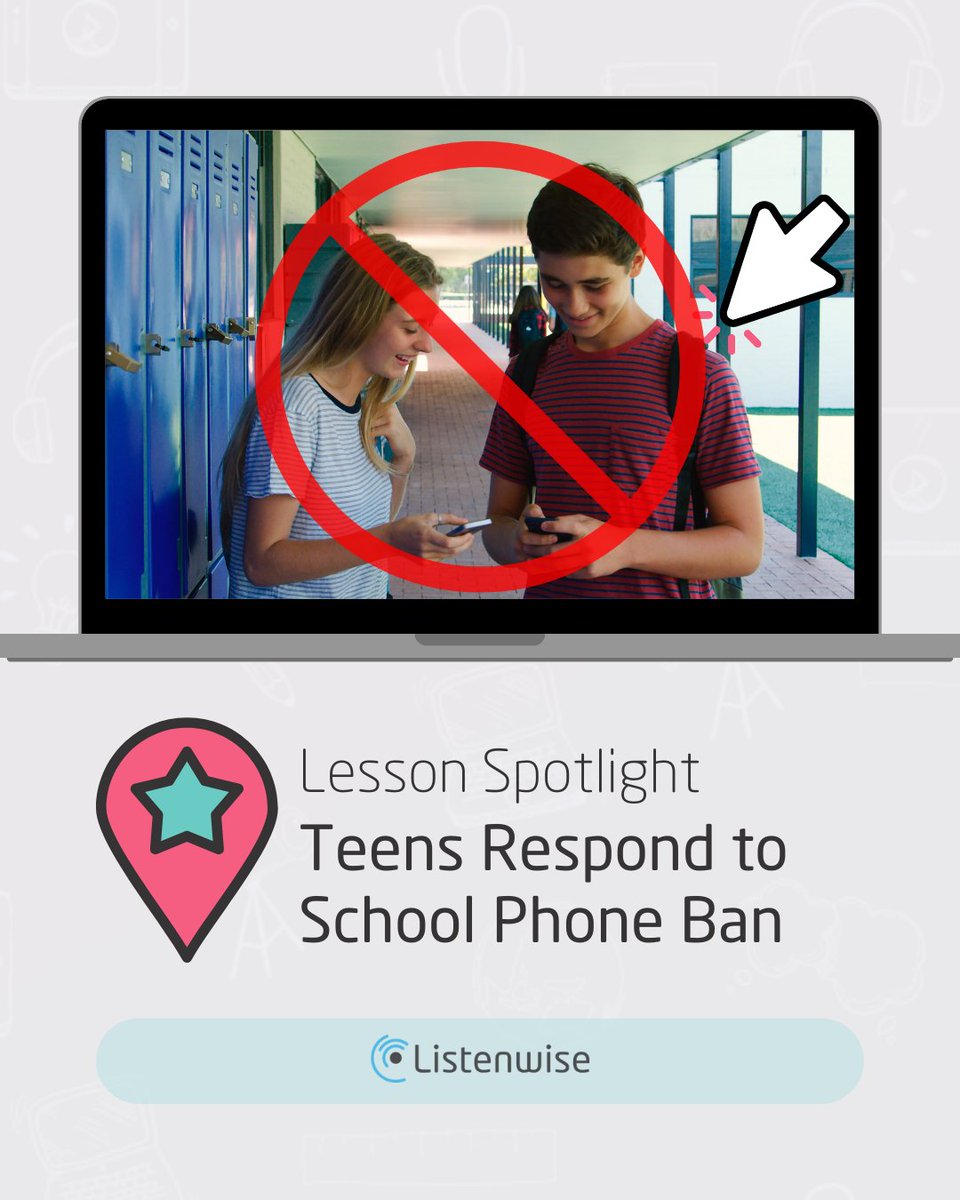 listenwiselearn's tweet image. The great cellphone debate is heating up! Are phones a distraction or a vital tool? Explore the pros, cons, and surprising perspectives when you sign up for a free trial of Listenwise today: bit.ly/46A1VDC
#mschat #hschat #engchat